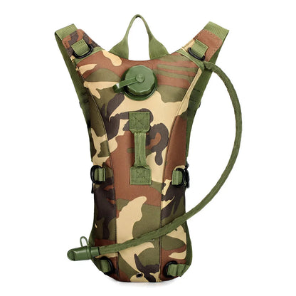 20-35L Oxford Waterproof Camouflage Backpack EVA Frame for Outdoor Travel Cycling Mountaineering Tactical Use Portable Drinking