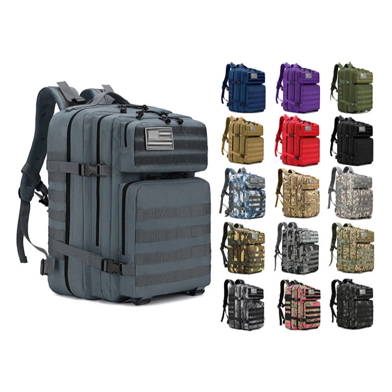 3P Backpack Men's Camping Camouflage Mountaineering Leisure Travel Sports Large Capacity Laptop Outdoor Tactical Backpack