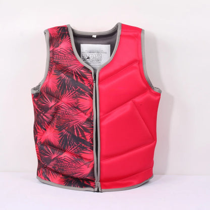Life Jacket Adult Children Fashion Drifting Snorkeling Buoyancy Suit Swimming Portable Light and Thin Marine Working Life Jacket