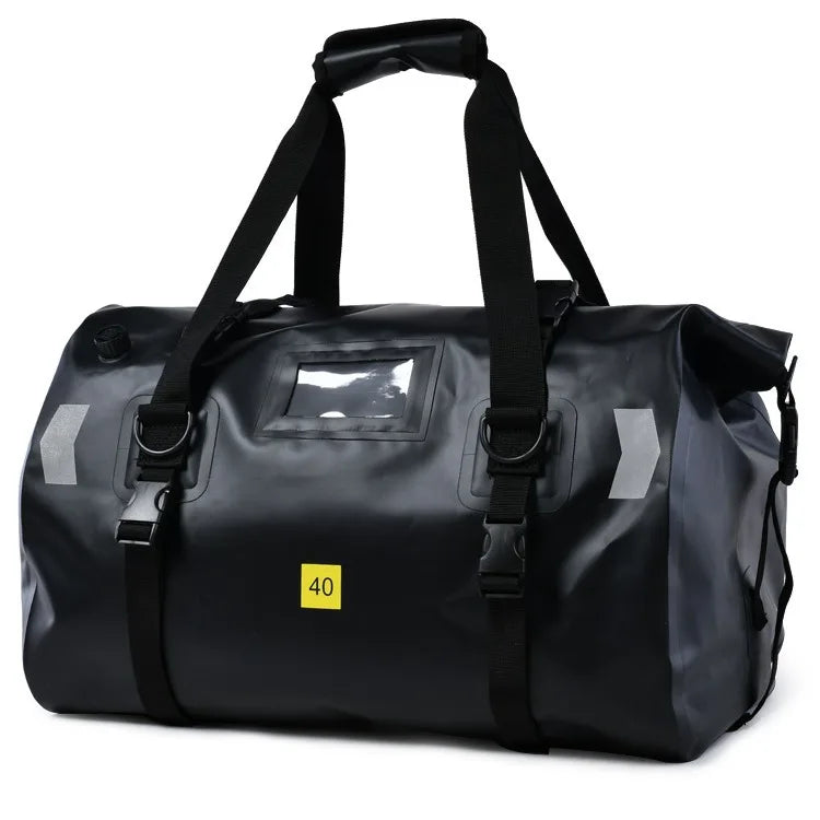 Large 40L PVC Waterproof Foldable Survival Backpack for Outdoor Camping Hiking Motorbike Bicycle 11mm Portable Convenient