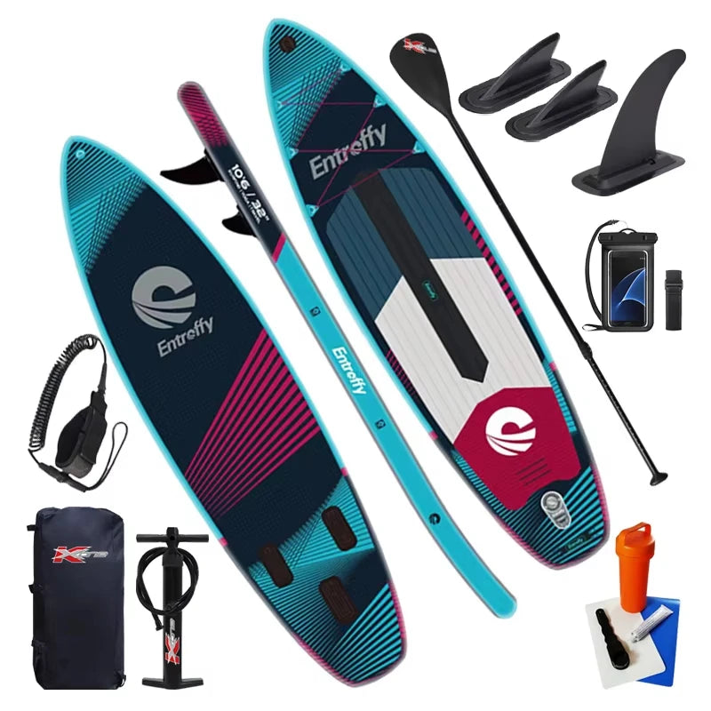 2024 Customized 11'6''*35''*6'' Standup Paddle Board Inflatable SUP Isup Kayak Seat Board Aluminum Alloy Oar Unisex Kayak Board