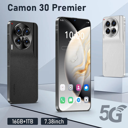Value Deal Camon 30 5G Android Smartphone with 16GB+1TB 72MP+108MP Dual Camera Face Unlock Full Display Mobile Phone