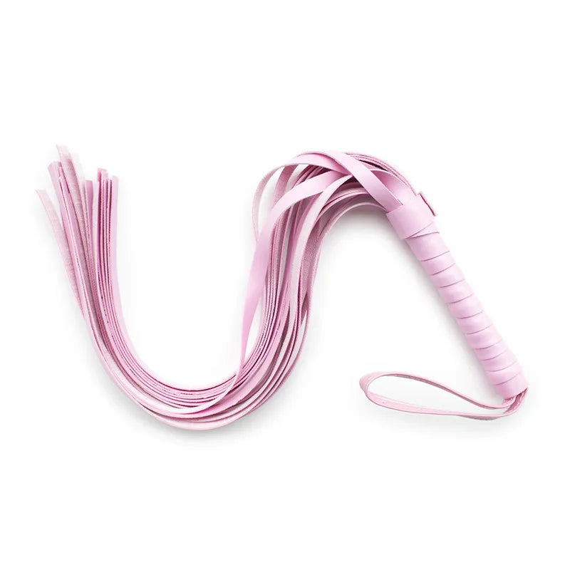 Exotic Flirting Toys of Scattered Tassel Small Leather Whips for Fetish Spanking BDSM Bondage Flogger Riding Crop Adult Games