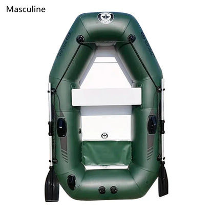 Solar Marine 2 Person PVC Fishing Boat 2M Inflatable Kayak Wear-resistant Canoe Waterplay Craft with Free Accessories