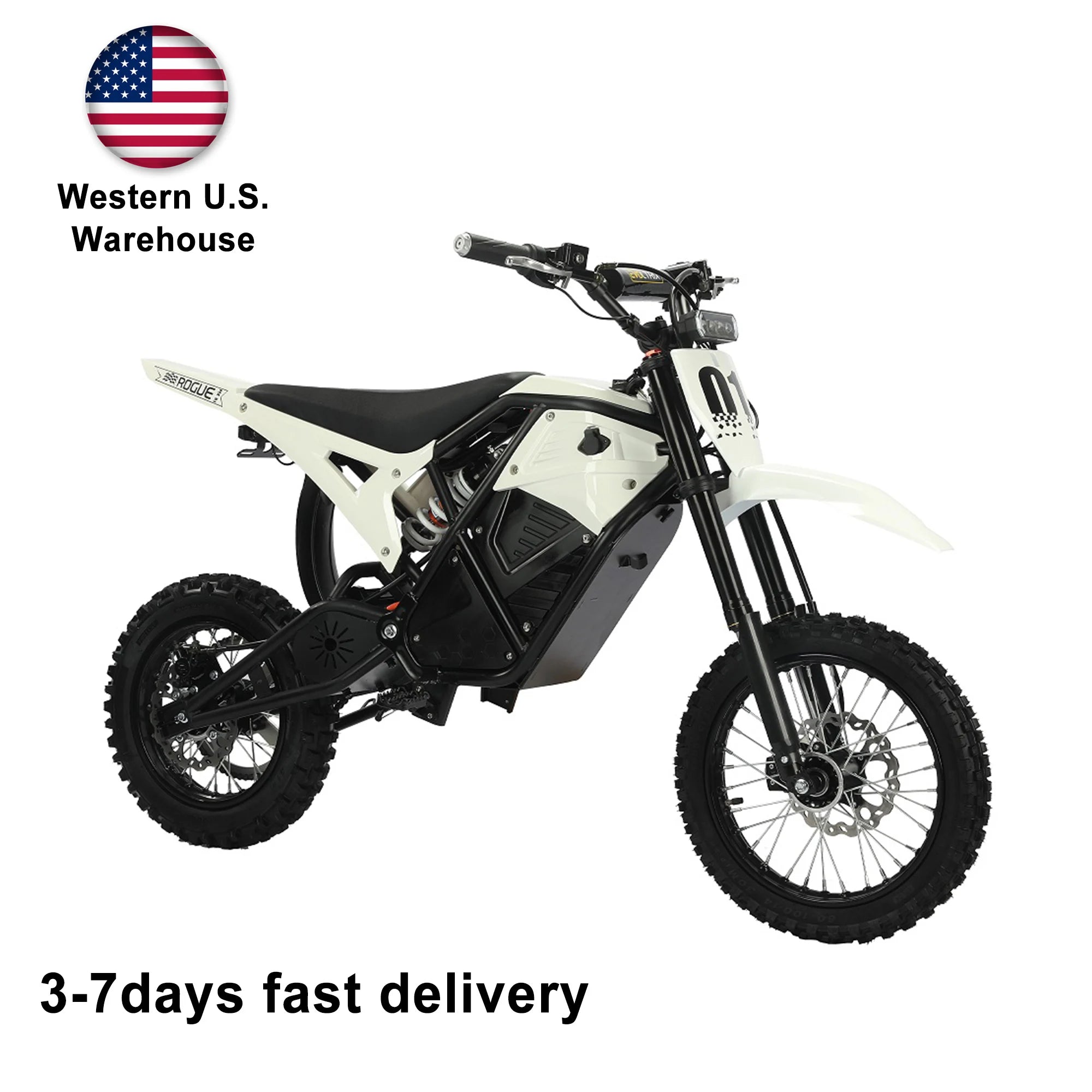 2000W High Torque Adults Teenager 48V Dirt Bike Electric Bicycle Motorcycle with Hydraulic Dis Brake