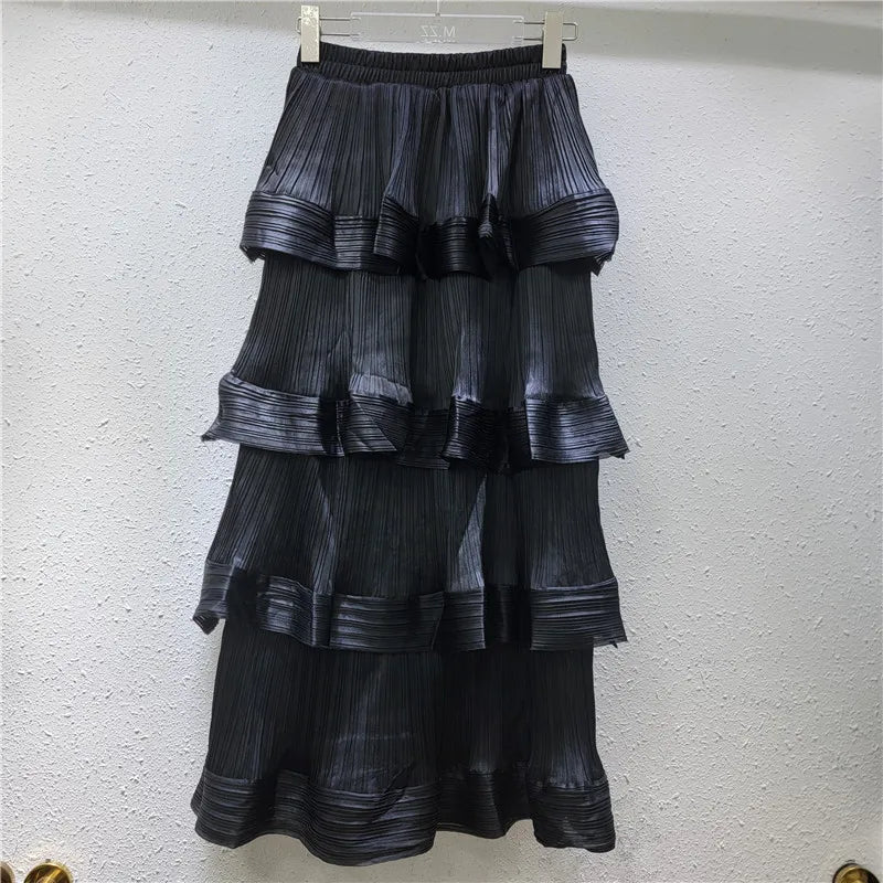 Boutique Wholesale 2026 Spring New Fashion Design with Elegant Temperament A-line Women's Skirt