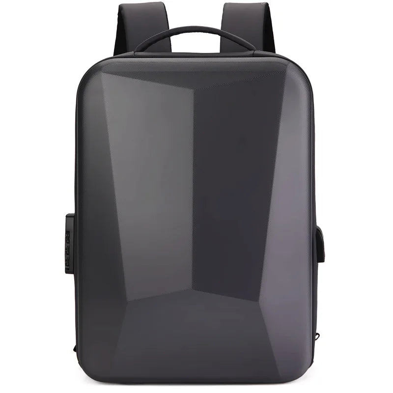 Hard Shell Custom Logo Laptop Backpack Large Capacity Durable Men's Business Anti-Theft Bag Backpack USB Waterproof Oxford Bag