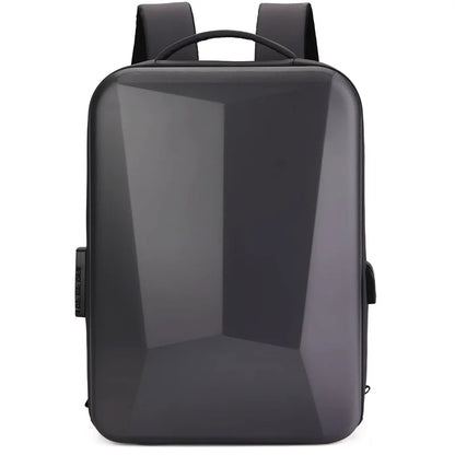 Hard Shell Custom Logo Laptop Backpack Large Capacity Durable Men's Business Anti-Theft Bag Backpack USB Waterproof Oxford Bag