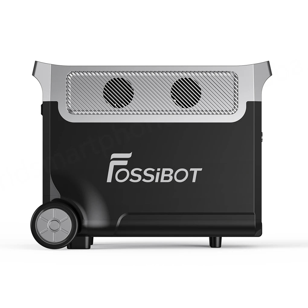 FOSSiBOT F3600 Pro Portable Power Station 3840Wh LiFePO4 Solar Generator 3600W AC Output 2000W Solar Charge With Rolling Wheels