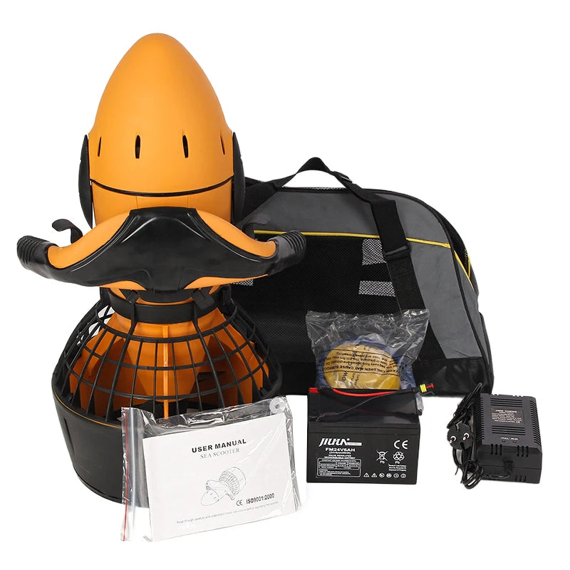 Water Sports Underwater Diving Sea Scooter Propeller Jetski 300W/500W 5.2KM/H Lithium/Lead Acid Battery Underwater Thruster 24v