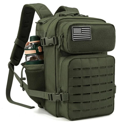 Unisex Multi-Functional Tactical Backpack Outdoor Fitness Sports Gear Zipper Closure Polyester Lining Fashion Cross-Border Stock