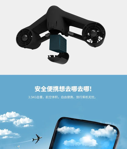 Sinodiving 480W Underwater Sea Scooter for Both Adults and Kids Smart Underwater Scooters Seal and Models with Camera Mount