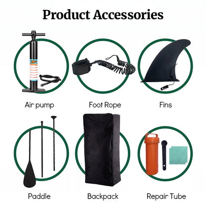 New Design Stand up Surfing Sup Board Inflatable Surfboard Yoga Mat Paddle Board