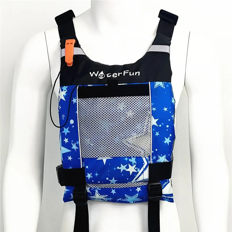 Adjustable Canoe Life Jacket Boating Kayaking Watersports Life Vest with Whistle for Sale