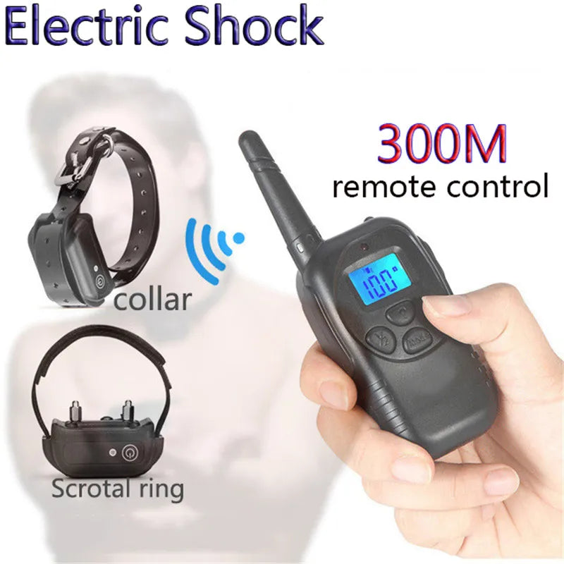 Adult Games Remote Control Electro Stimulation Neck Collar Penis Ring BDSM Bondage Restraint Medical Themed Sex Toys For Couples