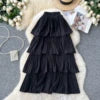 Autumn A-Line Skirt Women Casual High Waist Midi Skirts For Girls Sweet Skirt Clothes Women Wholesale