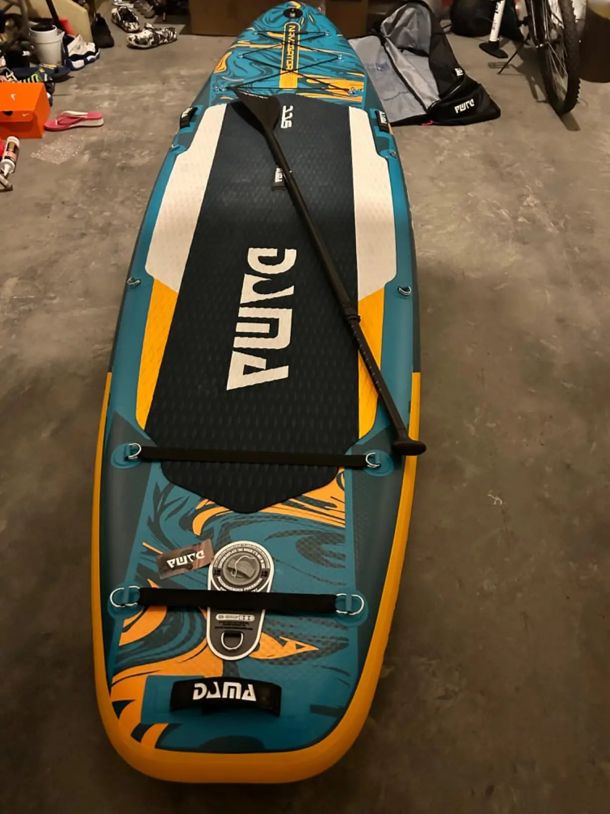 Wholesale Manufacture 11'6''x35''x6'' OEM Drop Stitch Inflatable Fishing Sup Boards Sap Board Paddle Fishing Paddle Board