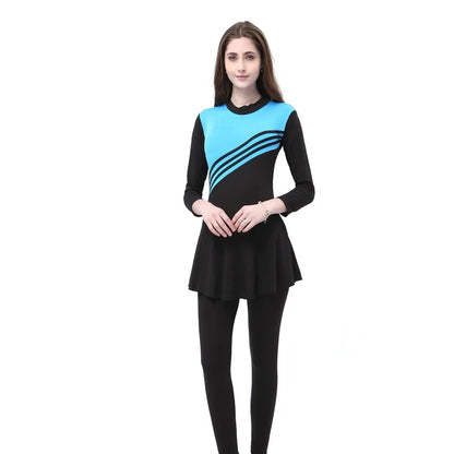 Adult Swim Wear Beachwear Full Piece Swimsuit Women Islamic Swimwear Children Swimsuit