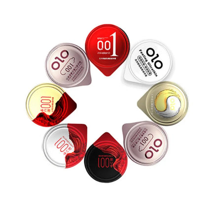 Olo Hyaluronic Acid 001 Condom Male Goddess Condom Jelly Box Delivery Adult Products