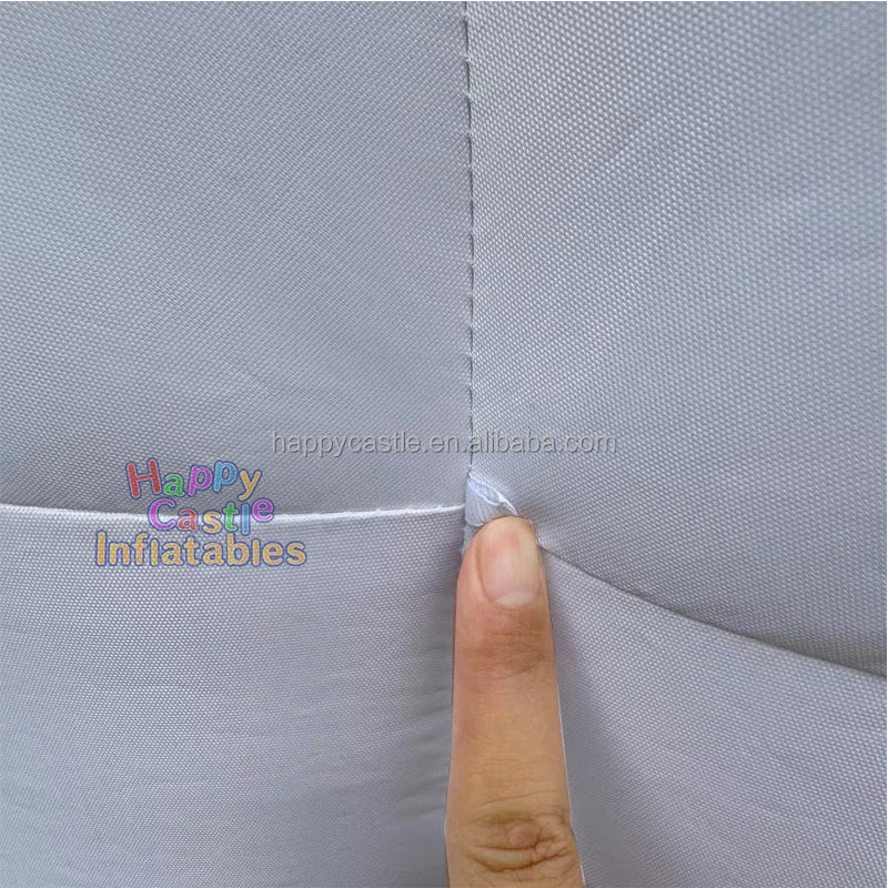 Ready to Ship 8ft  White  Pastel rainbow Bounce House Inflatable Bouncer Bouncy Castle for Kids Fun Indoor and Outdoor Games