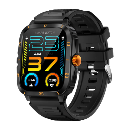 SENBONO KT71 Outdoor Smart Watch Men 1.96''HD Screen Answer Call Sport Heart Rate Big Battery 3ATM Waterproof Watches Smartwatch