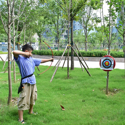 PIAOYU Three-color Children's Shooting Bow and Arrow Training Shooting and Hunting Outdoor Games Children's Bows and Arrows