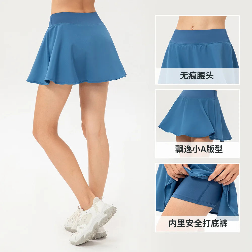 Custom Logo Breathable High Quality Skirts for Women Dance Sport Yoga Outdoor Outfit All in Match Quickly Dry Women's Skirts