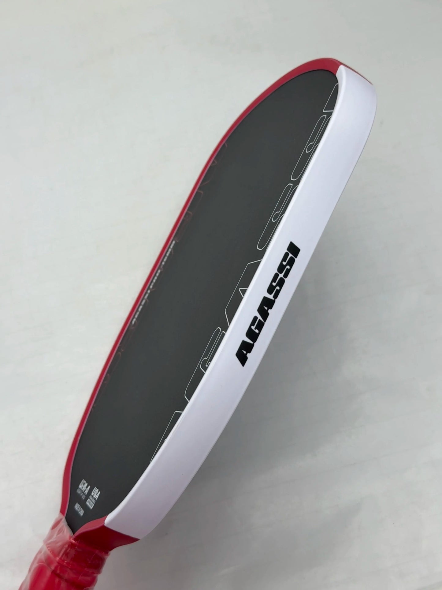 TFP Agasi Pro Shape EVA Foam 16mm Thickness GEN4 Core Sweet Spot Thermoformed Toray T700 Carbon Fiber Pickleball Paddle