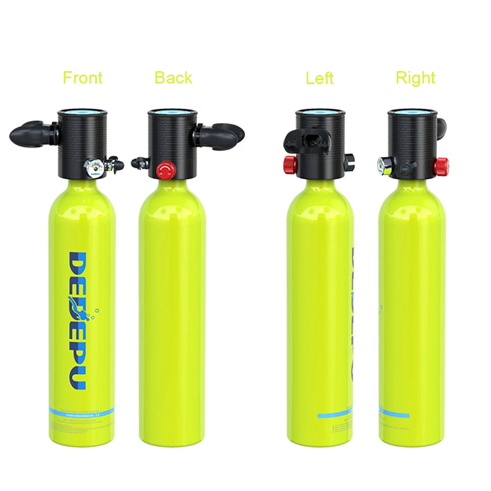 DEDEPU Mini Diving Air Tank Easy Breath 10 Minutes Equipment Kit with Smooth Breathing