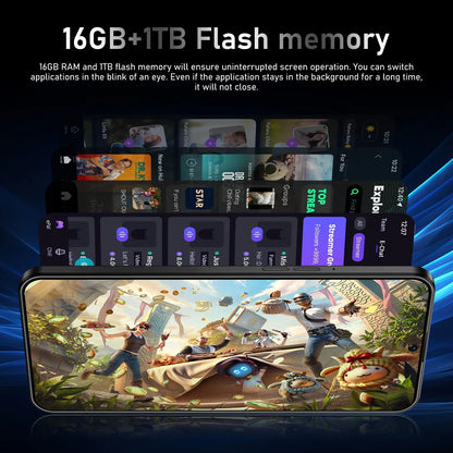 Original Note 50 Pro Power 5G Smartphone with 108MP Camera Deca Core Processor 1TB Storage 7.3 Inch Display Global Version