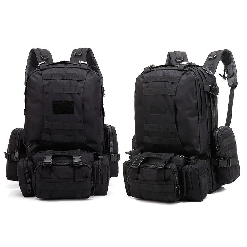 Camouflage Tactical Bag Combination Heavy Climbing Bag Large Capacity Outdoor Hiking Fitness Backpack