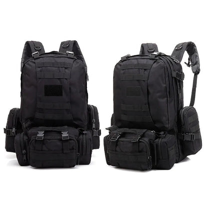 Camouflage Tactical Bag Combination Heavy Climbing Bag Large Capacity Outdoor Hiking Fitness Backpack