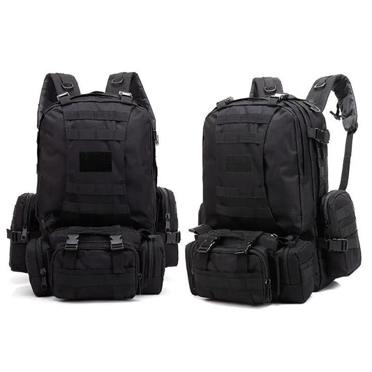 Camouflage Tactical Bag Combination Heavy Climbing Bag Large Capacity Outdoor Hiking Fitness Backpack