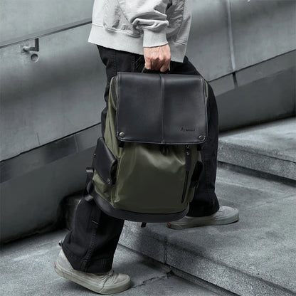 MOYYI Smart 15.6 Inch Laptop Backpacks Large Capacity Oxford Backpacks for Men Outdoor Travel Zipper Men's Backpack