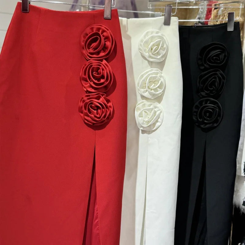 Boutique 2026 Spring New Fashionable High Waist Long Slim Fit Sexy Women's Half Skirt