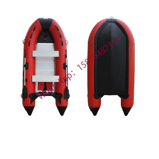 Fishing Boat 2-7 People, 0.9mm Thickening PVC Dinghy Rowing, Kayak Inflatable Boat Rescue Boat