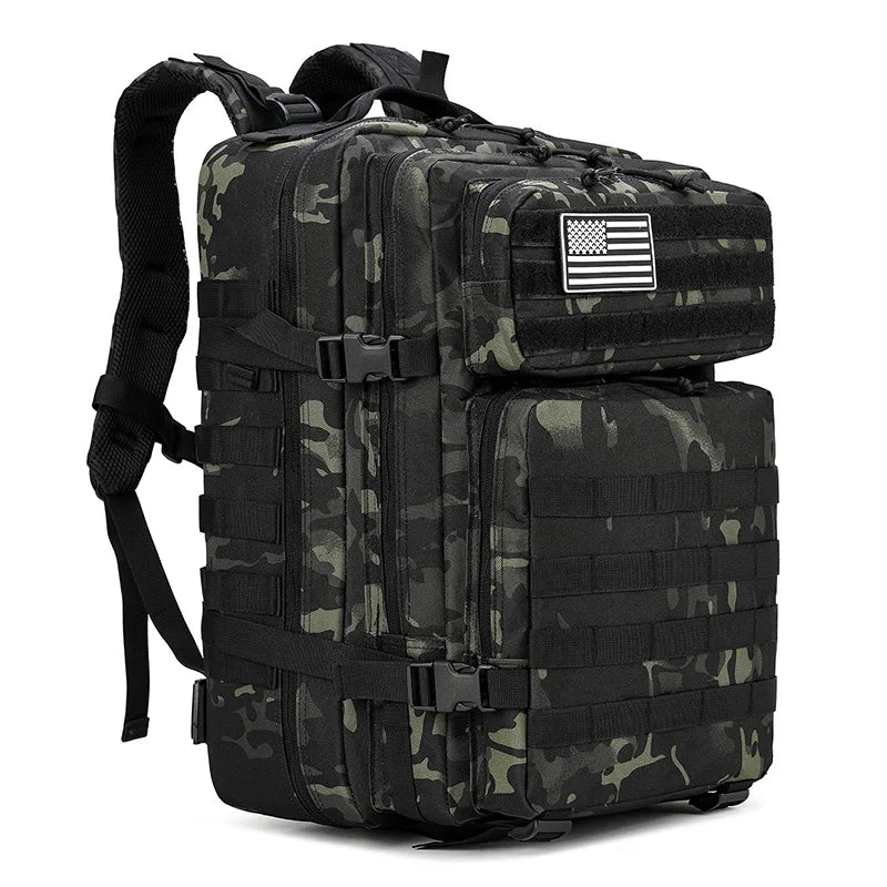 3P Backpack Men's Camping Camouflage Mountaineering Leisure Travel Sports Large Capacity Laptop Outdoor Tactical Backpack