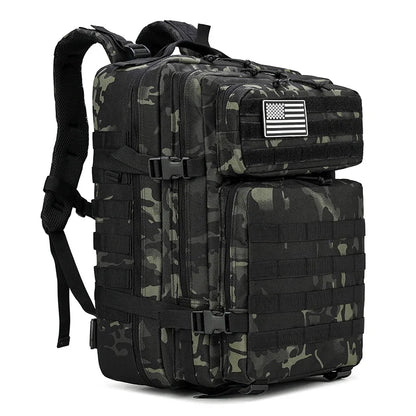 3P Backpack Men's Camping Camouflage Mountaineering Leisure Travel Sports Large Capacity Laptop Outdoor Tactical Backpack