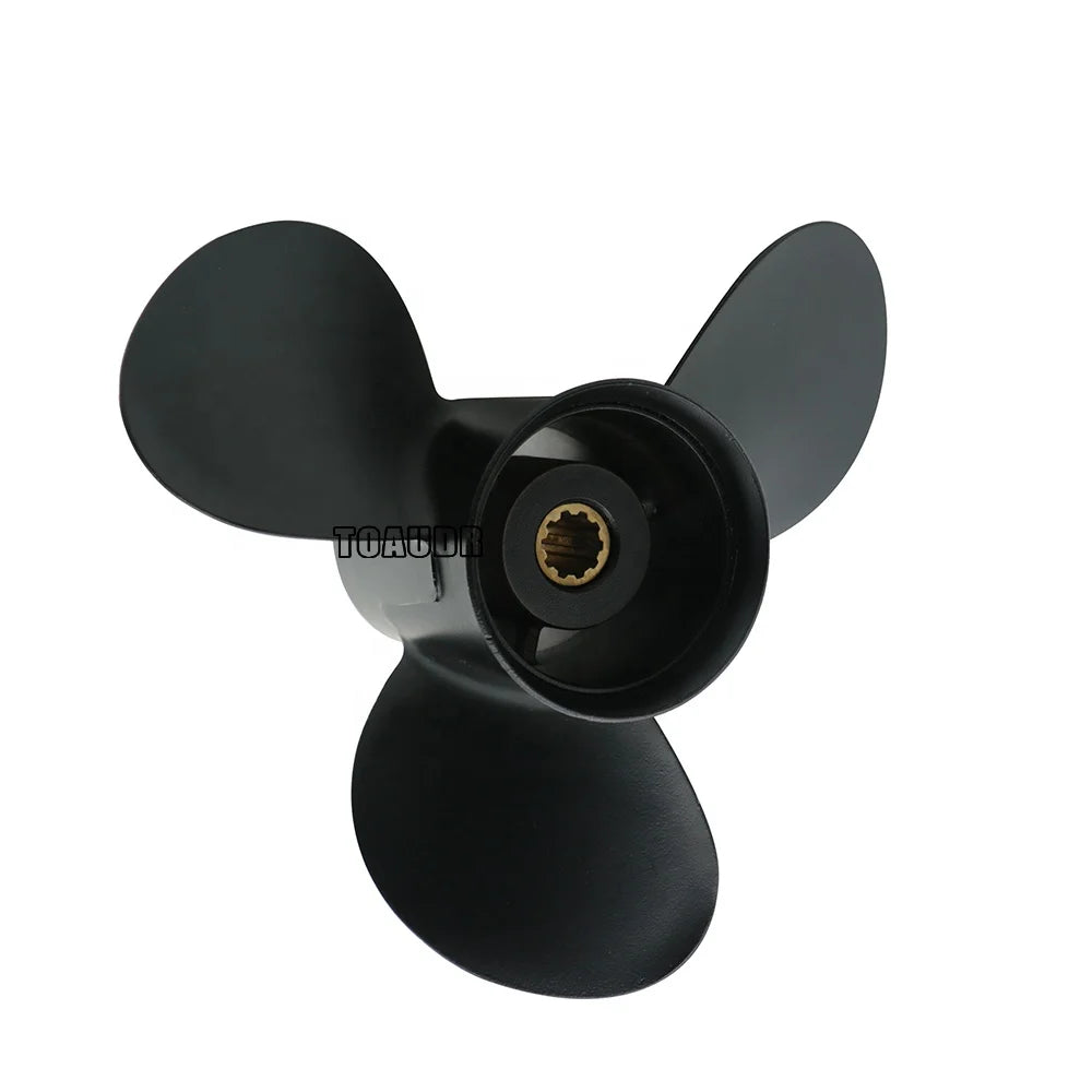 Propeller 9.9x12 for Tohatsu Outboard Engines 25HP 30HP MFS25B MFS30B Aluminum 10 Tooth 3R0B64525-0