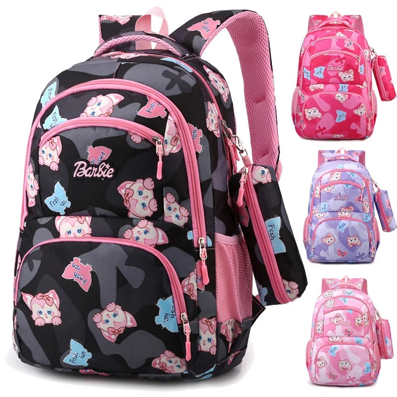 Two-Piece Fashionable Korean Backpack for Junior Senior High School Students Cross-Border Foreign Trade for Primary Campus Use