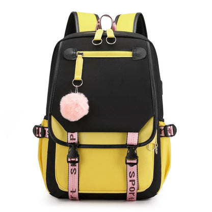 Latest Design Korean Utility Large Capacity Oxford Outdoor Casual Unisex Waterproof School Backpack
