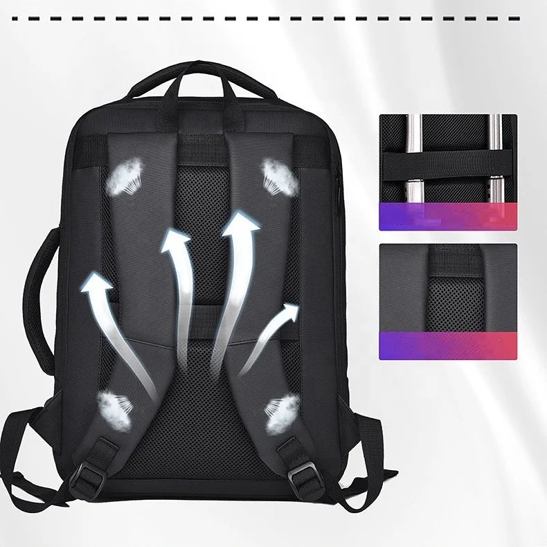 High Quality New Expandable Computer Backpack Large Capacity Travel Backpack for Mens Business Bag 17.3inch Backpack for Men
