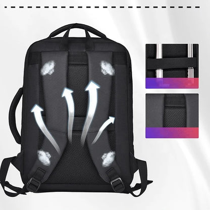 High Quality New Expandable Computer Backpack Large Capacity Travel Backpack for Mens Business Bag 17.3inch Backpack for Men