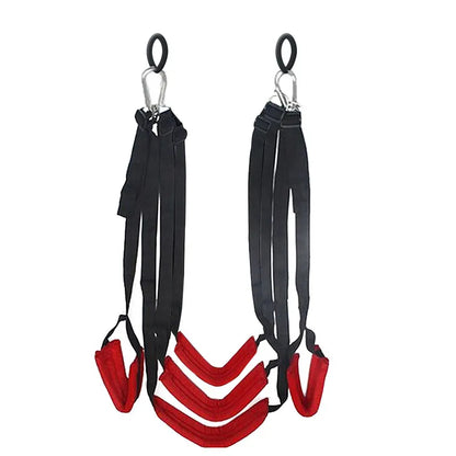 Upgraded Sex Swing Sex Furniture Fetish Bandage Adult game Soft Seat And Leg Pad Hanging Erotic Swing Sex Toys for Couples Flirt
