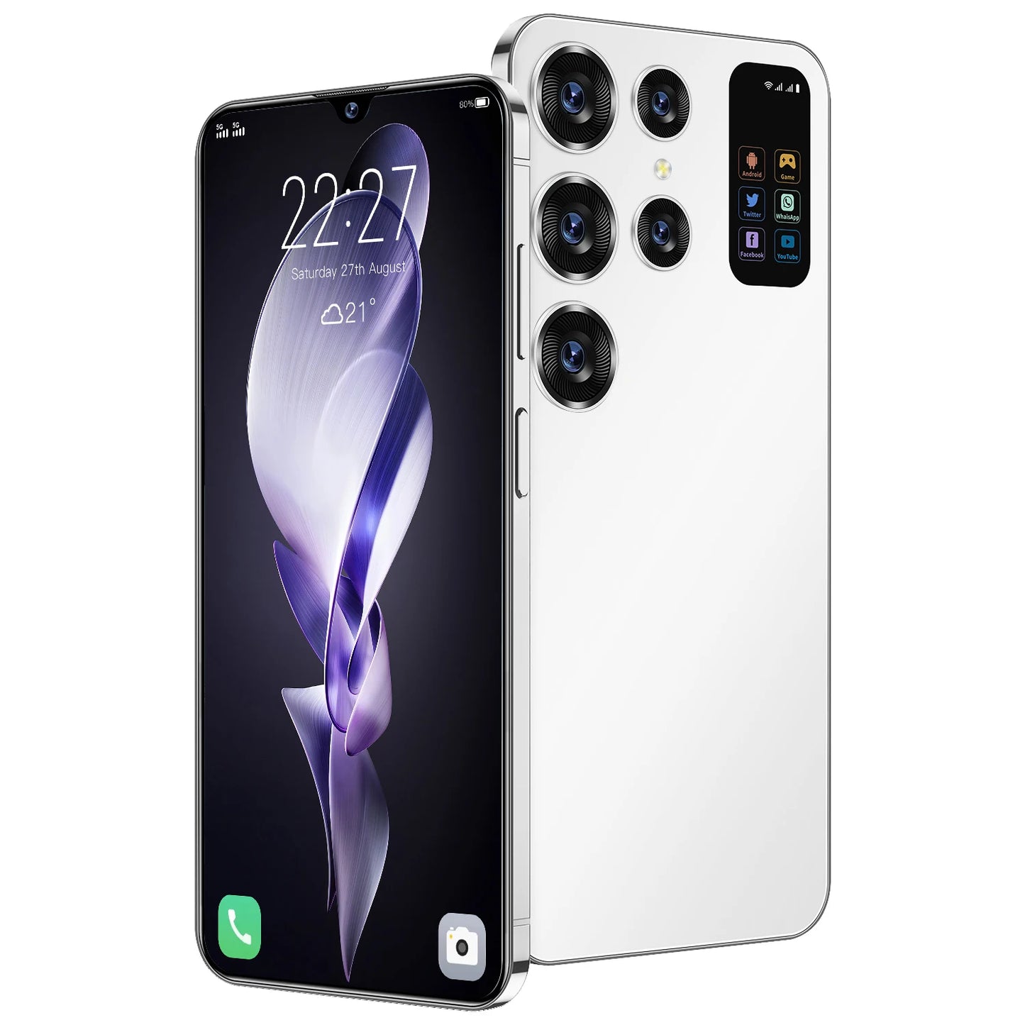 Original S26 5G Smartphone HD 7\" 4K Screen 16G+1T 7000mAh Battery 108MP Dual SIM Face Unlock 48MP Rear LTE/CDMA Cellular Mobile