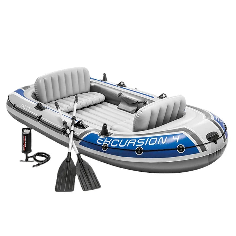 Quality Thickened Portable Large Outdoor Travel Camping Fishing Boat Steamboat Speedboat Travel 1-2  Inflatable Rubber Boat