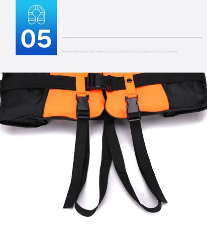 Life Jacket Ski Motorboats Wakeboard Raft Rescue Boat Vest Swimming Fishing Drift Clothing for Adult Children