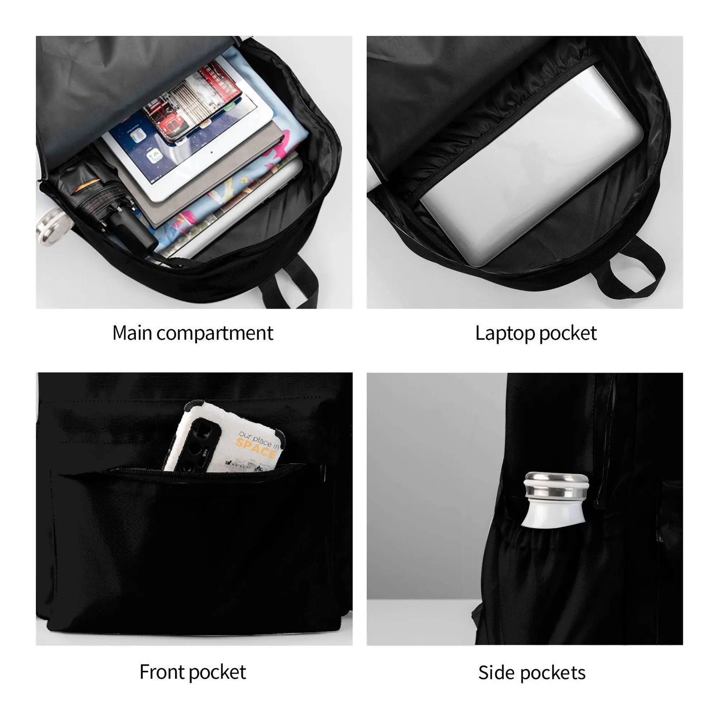 Ergonomic Lightweight Fashionable Backpack 1 MOQ Custom Student Bookbag Large Capacity Waterproof College Bag No Minimum Order