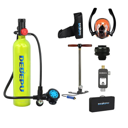 2022 New Arrival Underwater Breath Portable Mini Scuba Diving Tank Spare Air Cylinder 1L Mini Scuba Tank