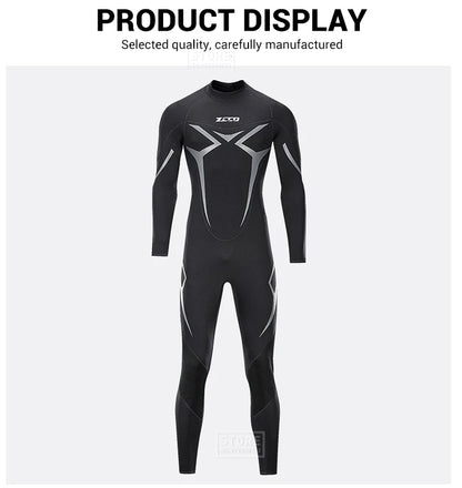 Men Wetsuit 3mm Neoprene Surfing Scuba Diving Snorkeling Swimming Body Suit Wet Suit Surf Kitesurf  Clothes Equipment